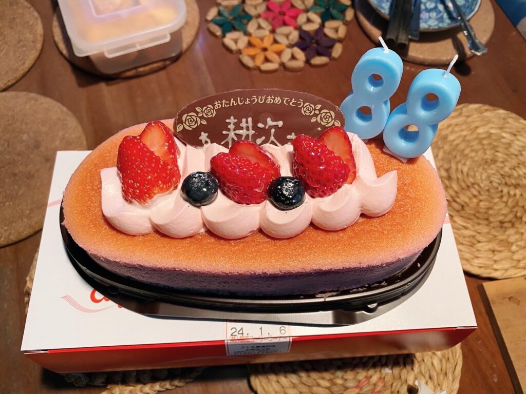 88歳の誕生日ケーキ